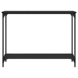 Console Table Black 101x30.5x75 cm Engineered Wood