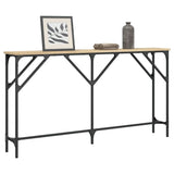 Console Table Sonoma Oak 140x23x75 cm Engineered Wood