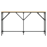 Console Table Sonoma Oak 140x23x75 cm Engineered Wood