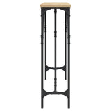 Console Table Sonoma Oak 140x23x75 cm Engineered Wood