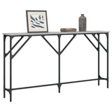 Console Table Grey Sonoma 140x23x75 cm Engineered Wood