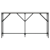 Console Table Grey Sonoma 140x23x75 cm Engineered Wood