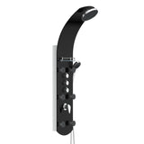 Shower Panel with Mixer KARIBIK Black