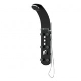 Shower Panel with Mixer KARIBIK Black